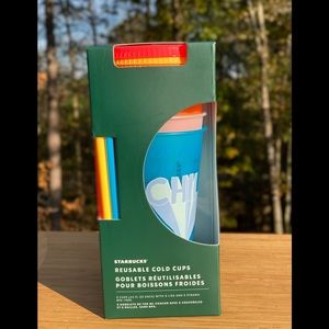 Starbucks Summer 2020 Retro Cold Cups set  24 oz each